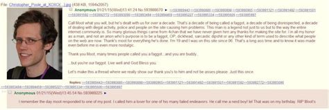 patron saint of 4chan's /fit/|Christopher Poole .